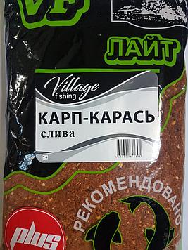 Прикормка VF ЛАЙТ PLUS карп карась-слива 900гр 96485 Россия