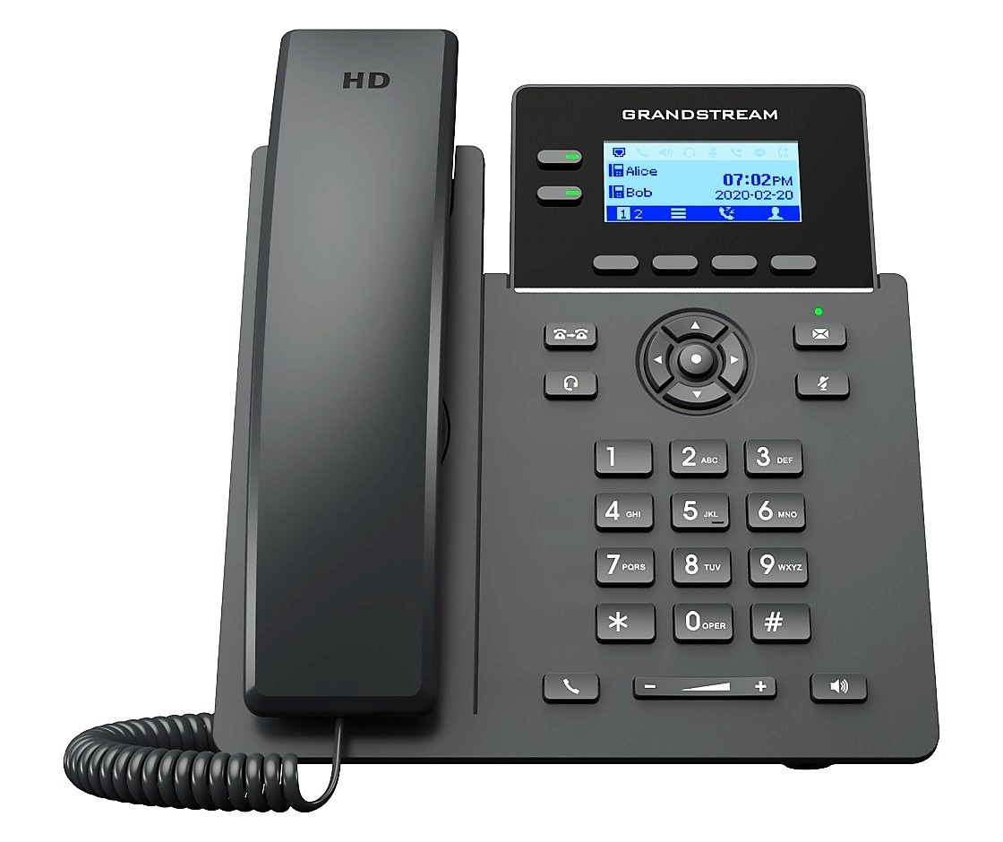 IP телефон Grandstream GRP2602 на 2 линии с подсветкой экрана - фото 1 - id-p103734850