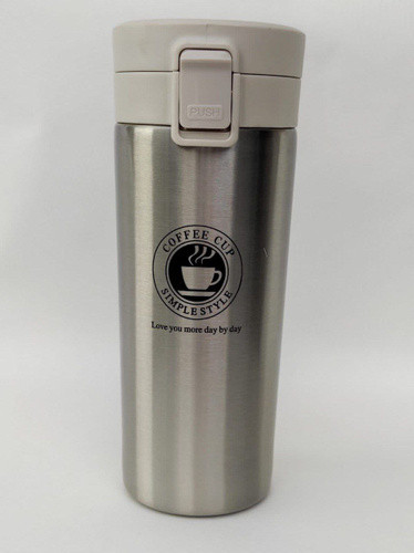 Термокружка из нержавеющей стали Coffee Cup Simple Style термос 500 мл - фото 1 - id-p96526212