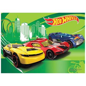 Покрытие на стол "Hot Wheels", А4+.