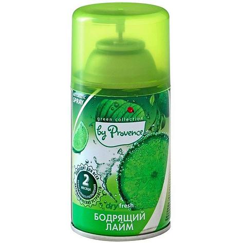 Аэрозоль для автоматических освежителей воздуха Green Collection by Provence «Бодрящий лайм» 250 мл., фото 2