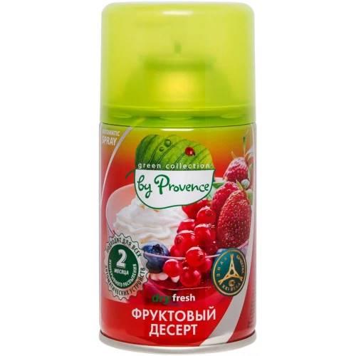 Аэрозоль для автоматических освежителей воздуха Green Collection by Provence «Фруктовый десерт» 250 мл