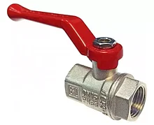 Кран шаровой PREMIUM НИКЕЛЬ Ду 15 (1/2") ВН/ВН рычаг VALFEX (56/14)