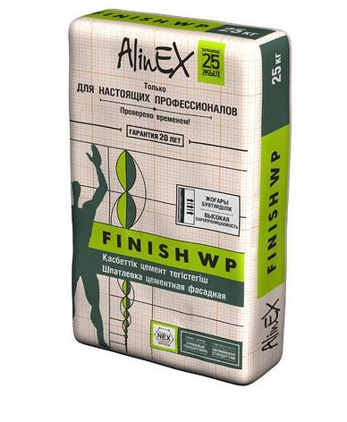 Финиш ВП (Alinex) 25кг для фасадного левкаса, фото 2