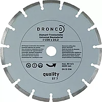 Алмазный сегментированный диск по бетону OSBORN 180 мм 4180485