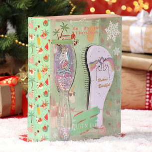 Подарочный набор «Christmas Magic», 2 предмета: массажные расчёски, рисунок МИКС, фото 2