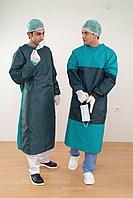 Зеленая льняная ткань в операционной комнате