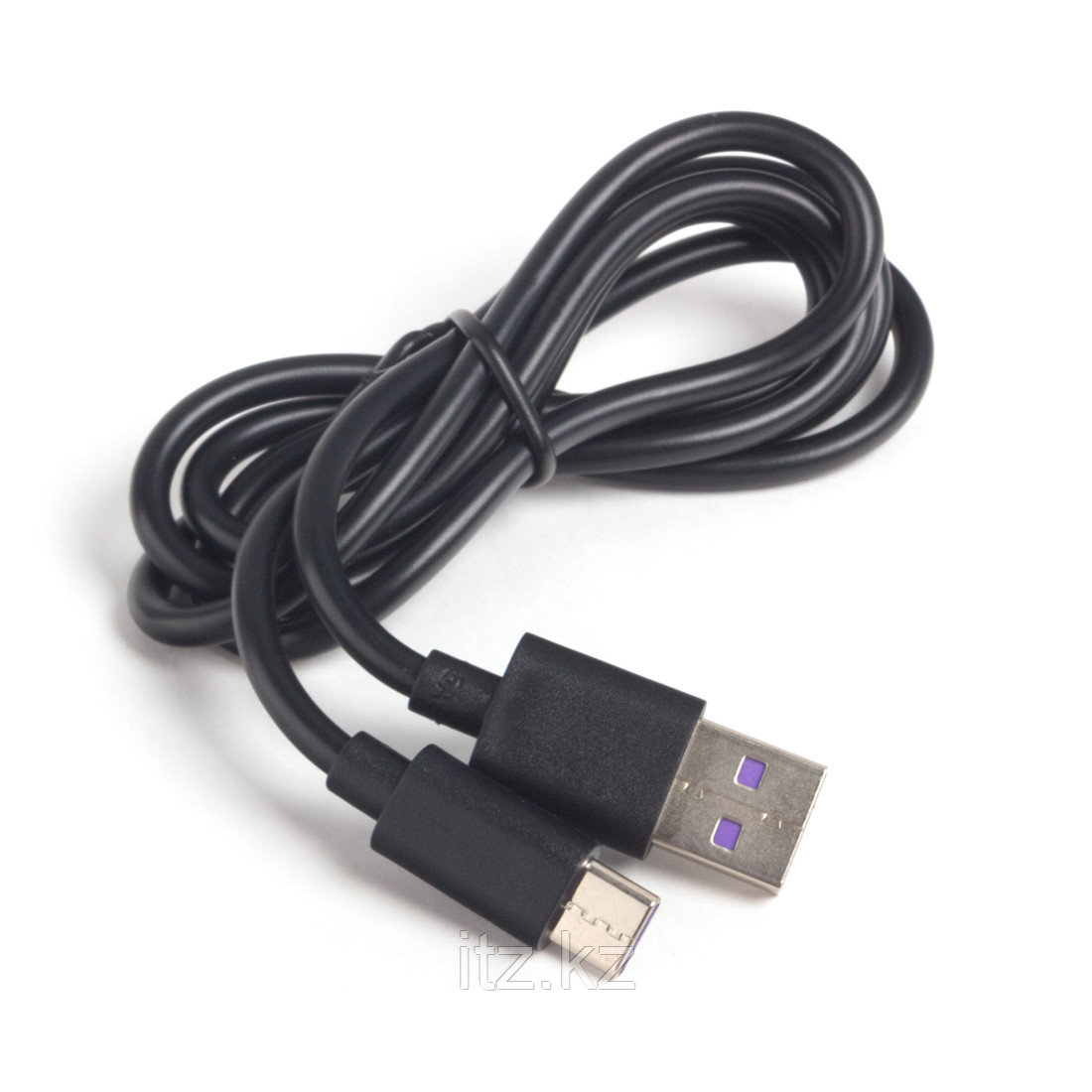 Интерфейсный кабель Awei Type-C CL-110T 5V 5A 1m Чёрный - фото 2 - id-p103761209