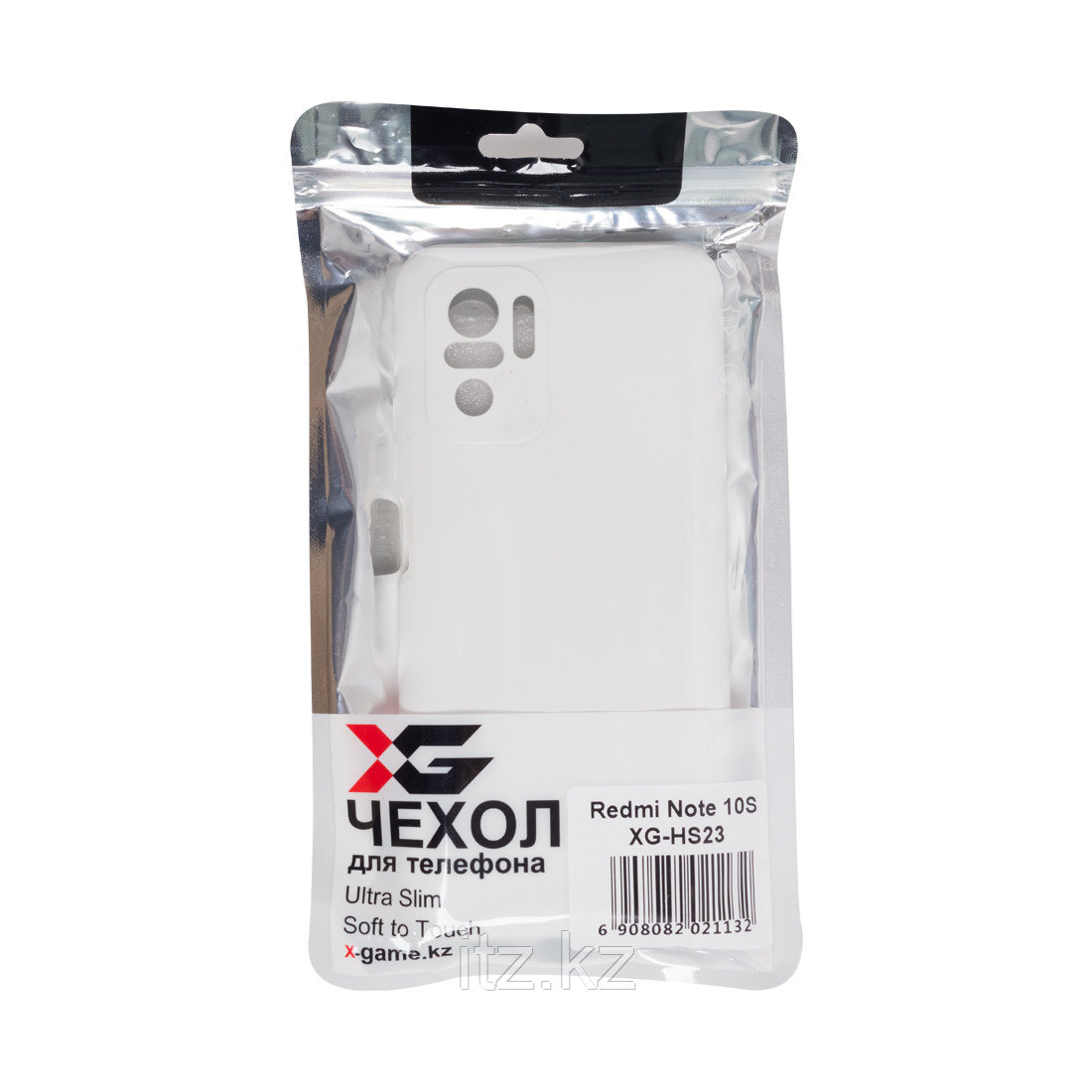 Чехол для телефона X-Game XG-HS23 для Redmi Note 10S Силиконовый Белый - фото 3 - id-p103761337