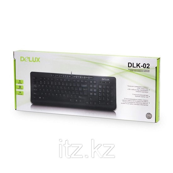 Клавиатура Delux DLK-02UB - фото 3 - id-p103762470