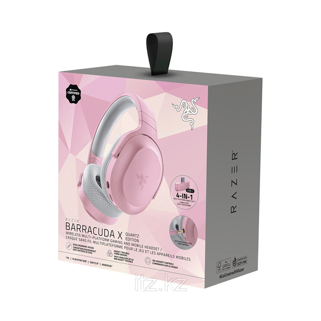 Гарнитура Razer Barracuda X - Quartz Pink - фото 3 - id-p103762758