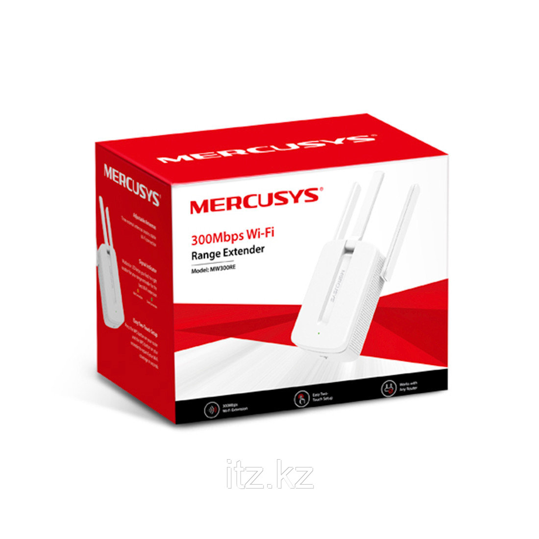 Усилитель Wi-Fi сигнала Mercusys MW300RE - фото 3 - id-p103764663