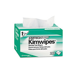 Салфетки безворсовые Kimtech-kimwipes для очистки волоконно-оптических коннекторов