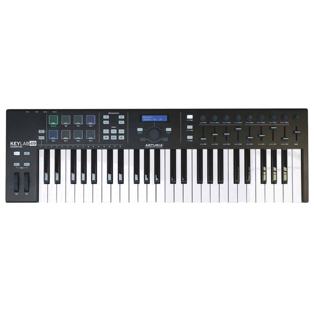 USB MIDI-клавиатура Arturia KeyLab Essential 49 Black - фото 1 - id-p102055425