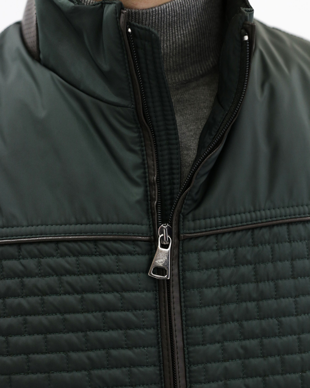 Мужская легкая куртка «UM&H 59017365» зелёный - фото 6 - id-p103766540