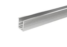 Профиль DG-1 опорный под стекло 8 мм. 19х13х3000 мм. | FGD-206.2 AL | Хром