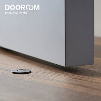 Ограничитель скрытый магнитный DOOROOM черный