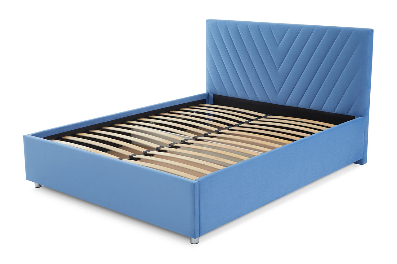 Кровать с подъёмным механизмом Victori, синяя 160х200 см - фото 3 - id-p103769727