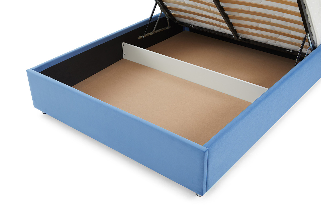Кровать с подъёмным механизмом Victori, синяя 160х200 см - фото 5 - id-p103769727