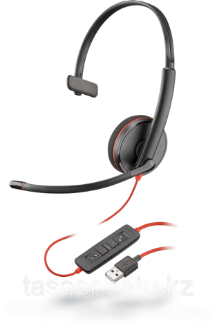 Plantronics наушники BLACKWIRE, C3210 USB-A - фото 1 - id-p103770676