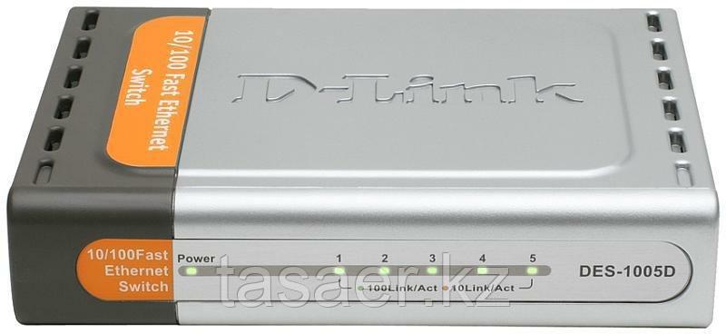 Неуправляемый коммутатор D-Link DES-1005D/O2B с 5 портами - фото 1 - id-p103770702
