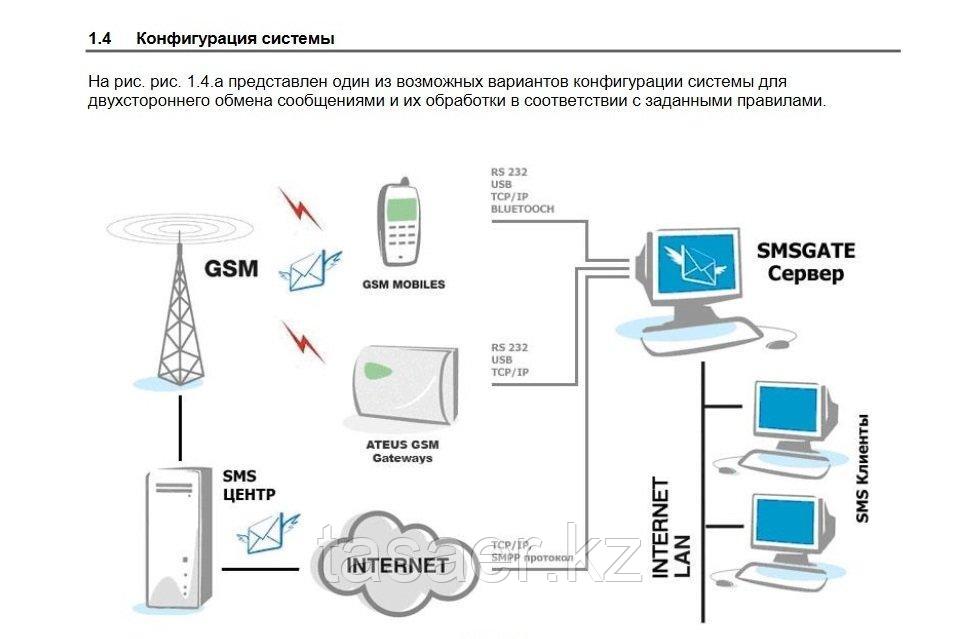 ПО «SMS GSMGate» для цифровых шлюзов SMS2e-mail - фото 1 - id-p103770722