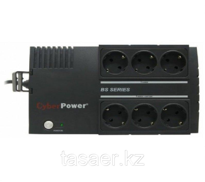 Резервный ИБП, CyberPower BS450E, выходная мощность 450VA/270W, AVR, USB, 6 выходных разъемов типа S - фото 3 - id-p103770869