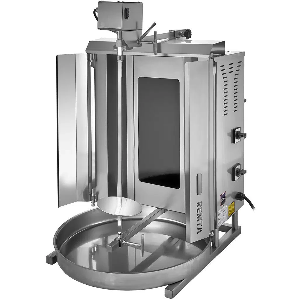 Аппарат для донера электрический с верхним мотором, 2 тена стеклокерамика, фото 1