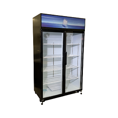 Вертикальный холодильник LSC630FS2 Холодильник для выставки напитков, молочных изделий и прочего.
