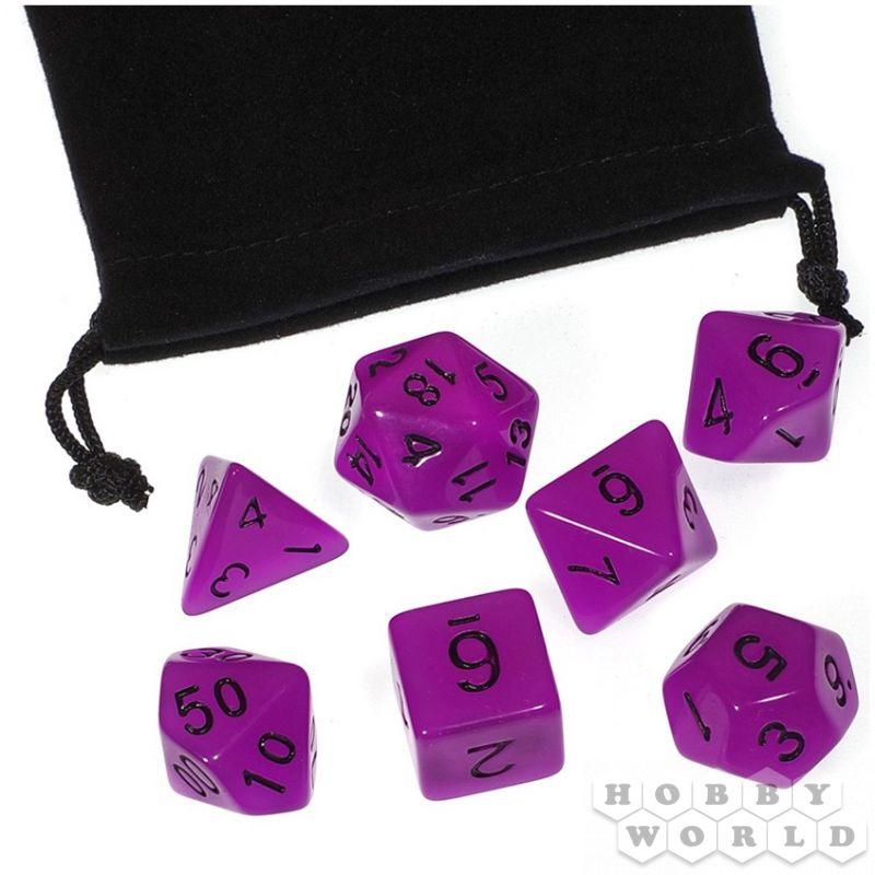 Набор кубиков Stuff-Pro светящийся фиолетовый