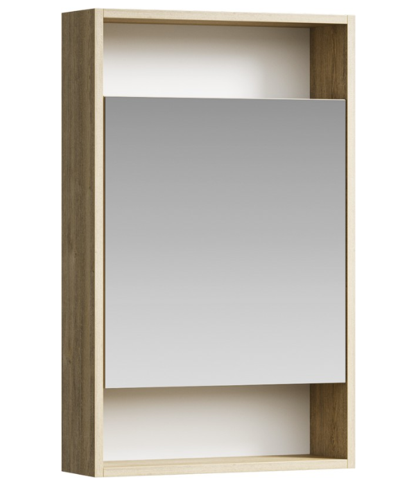 Зеркальный шкаф «CITY» 50см в цвете дуб балтийский - фото 1 - id-p103771841