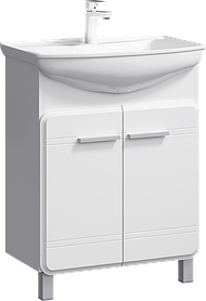 Напольная тумба «CORSICA» 65см с умывальником Стиль 650