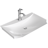 Тумба напольная «LA DONNA» 85см в чёрном матовом цвете с умывальником LA DONNA, фото 6