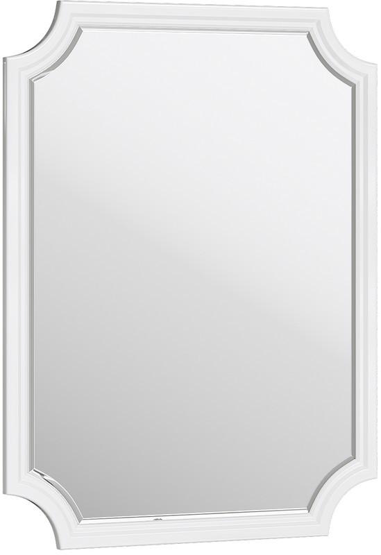 Зеркало «LA DONNA» 72см в белом глянцевом цвете - фото 1 - id-p103771904