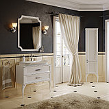 Пенал на ножках «LA DONNA» 40см в белом глянцевом цвете, фото 2