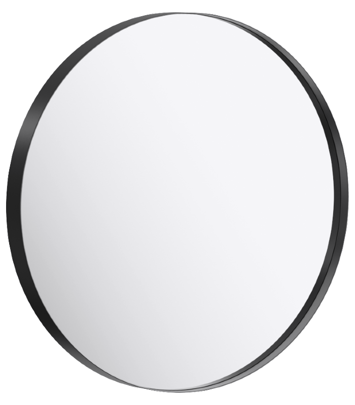 Зеркало круглое «RM» 60см, цвет чёрный - фото 1 - id-p103771963