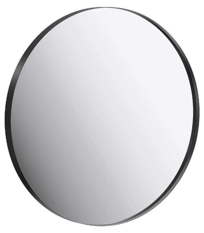 Зеркало круглое «RM» 80см, цвет чёрный - фото 1 - id-p103771965