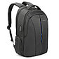 Городской рюкзак TIGERNU T-B3105А  15,6 дюймовый с USB и встроенным кодовым замком черный с синим, фото 5
