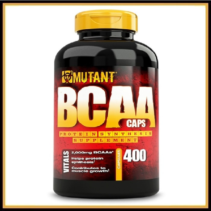 Незаменимые аминокислоты Mutant BCAA 400 капсул