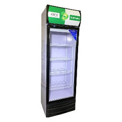 Вертикальный холодильник LC-400 Холодильник для выставки напитков, молочных изделий и прочего.