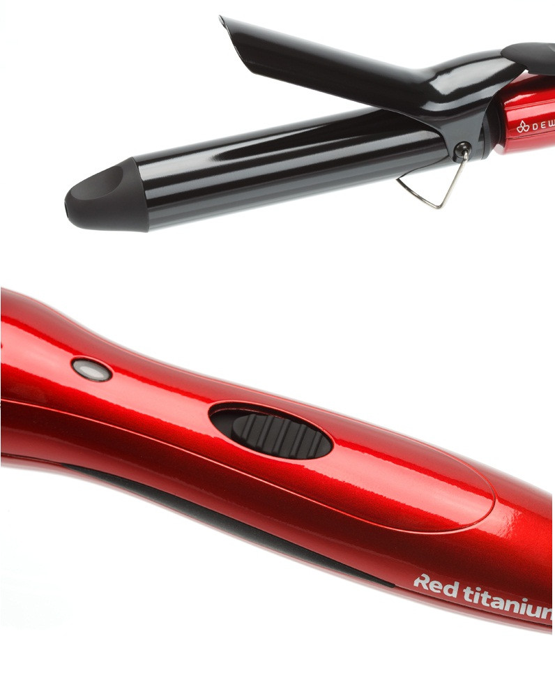 Плойка для волос (38 мм) RED TITANIUM DEWAL - фото 2 - id-p103778811