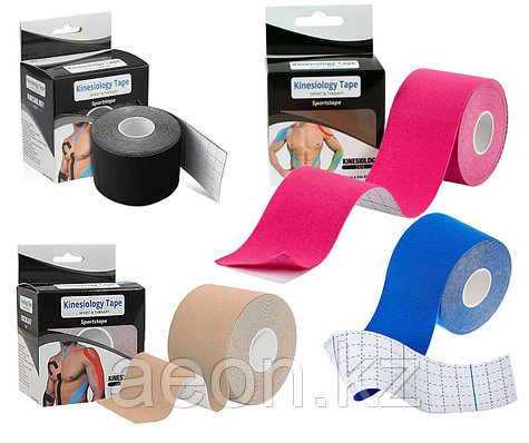 Кинезио тейп (Kinesiology tape) эластичный пластырь B003 5 м