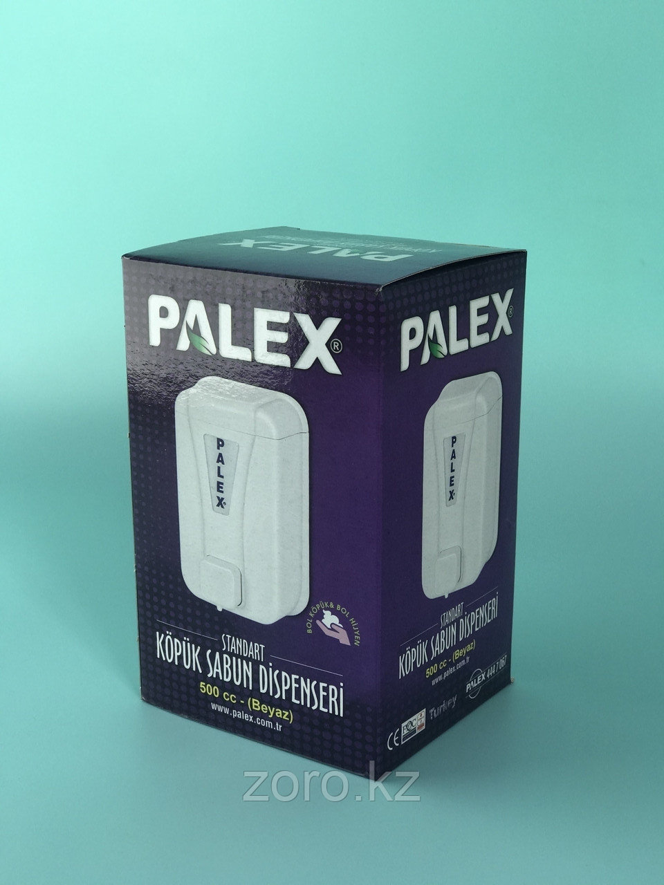 Дозатор Палекс Palex для пенного мыла 500 мл белый. Диспенсер жидкого мыла пенки. PLP-500 - фото 6 - id-p99410714