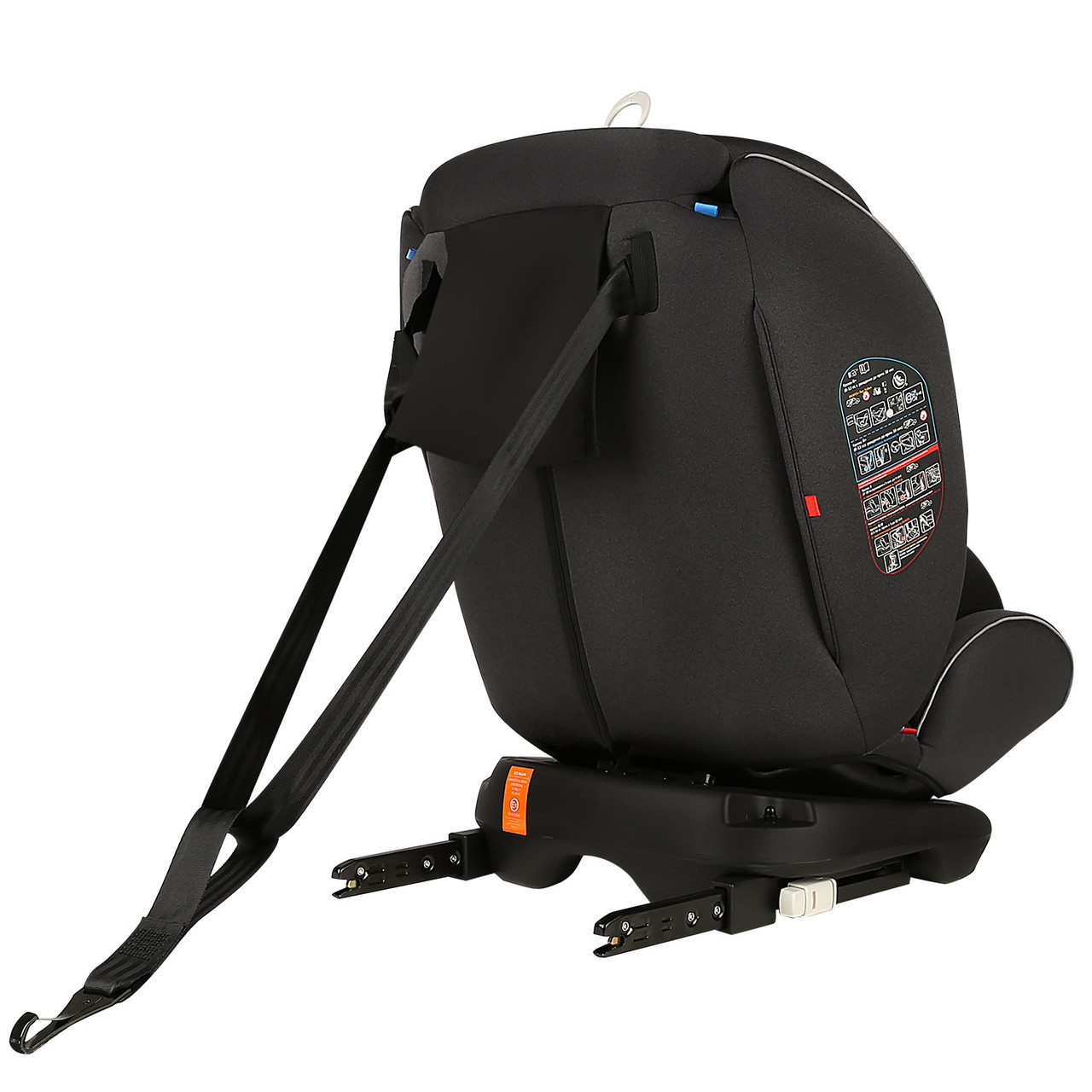 Автокресло Indigo AERO ISOFIX, ST-3, группа 0+1+2+3 (0-36 кг), серый-бежевый
