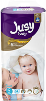 Детские подгузники Jusy baby упаковка Junior 11-25 кг, 52 шт