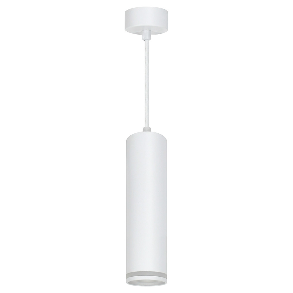 Светильник потолочный Feron ML1708 Barrel LUNA  на подвесе  MR16 35W 230V, белый 55*280, фото 1