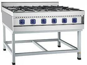 Газовая плита на 6 конфорок