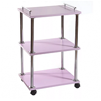 Помощник тележка 3 полки ДСП с ручками