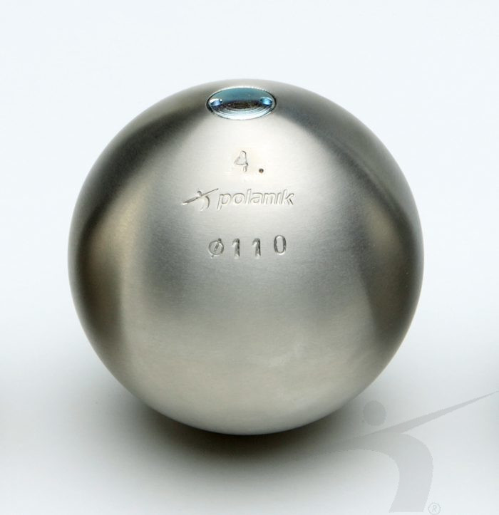 Ядро соревновательное 6 кг, диам. 105 мм, нержавеющая сталь Polanik PK-6/105-S