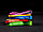 Длинные резиновые двухцветные петли с сопротивлением от 3 до 79 кг YouSteel (Серо-Черный, 2080х4,5х65 мм,, фото 2